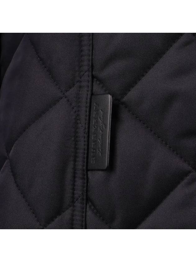 New Frankby Quilted Jacket Navy - BURBERRY - BALAAN 7