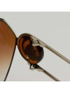 Sunglasses LNV129SLB 746 square metal frame dark orange gold logo decoration - LANVIN - BALAAN 6