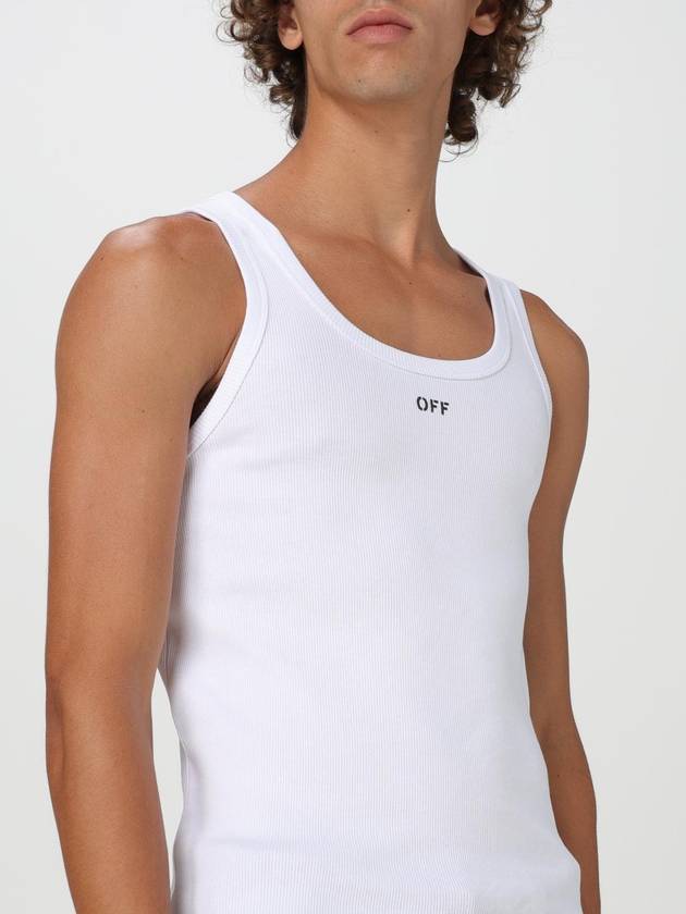 Logo Cotton Sleeveless White - OFF WHITE - BALAAN 6