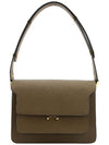 Saffiano Trunk Medium Shoulder Bag Brown - MARNI - BALAAN 2