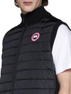 Hybrdige Slim Fit Merino Wool Padded Vest Black - CANADA GOOSE - BALAAN 4