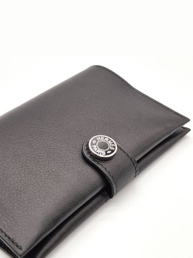 R.M.S Passport Holder Evergrain & Palladium Noir - HERMES - BALAAN 6