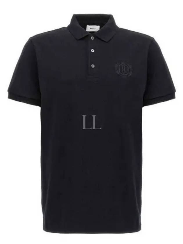 Polo T-Shirt MJE03ICO228U901 Black - BALLY - BALAAN 2