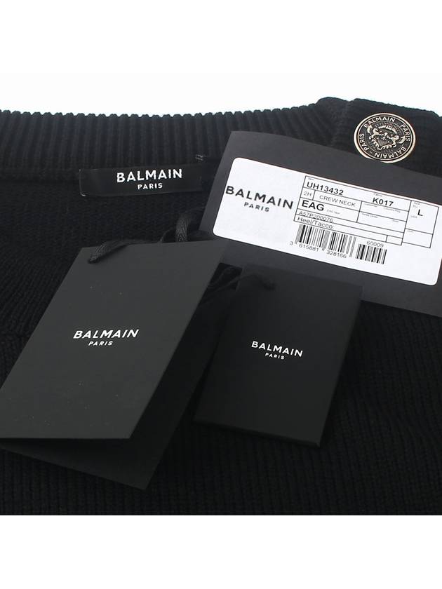 Sprite Long Sleeve T-Shirt Blue - BALMAIN - BALAAN.