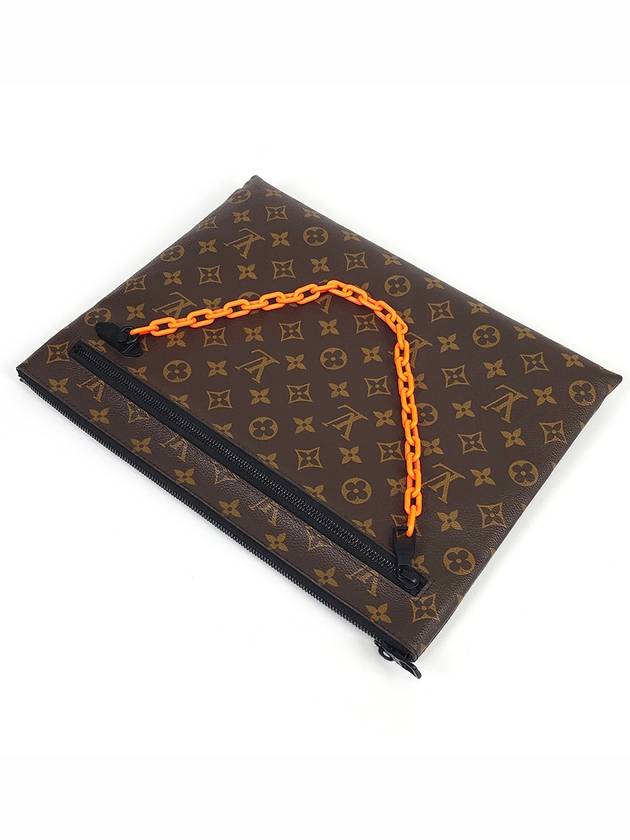 M44484 Monogram Virgil Abloh Chain Clutch Bag - LOUIS VUITTON - BALAAN 4