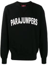 Men's Caleb Sweatshirt Black White - PARAJUMPERS - BALAAN 2