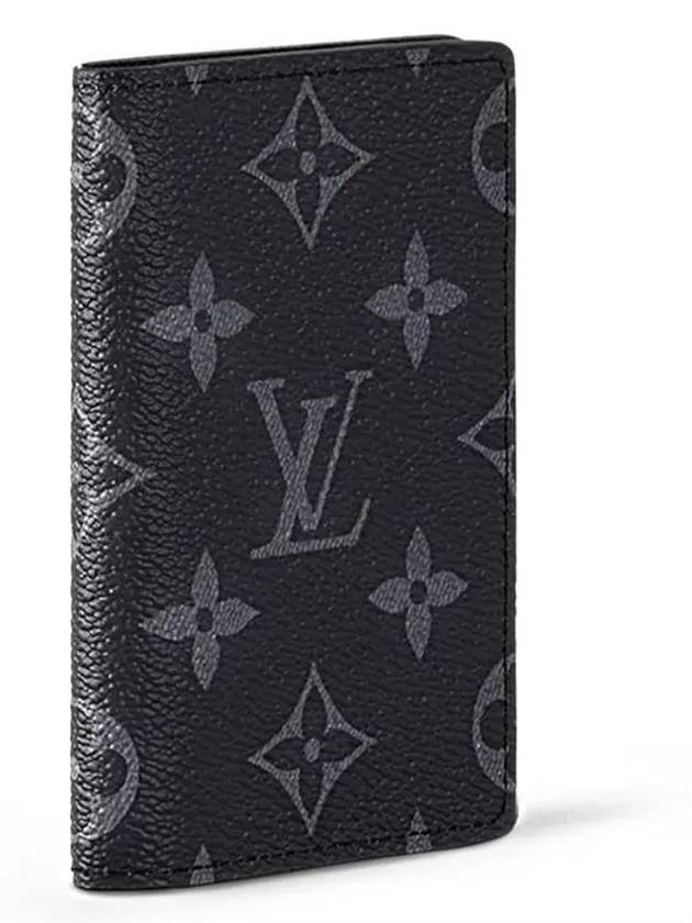 Pocket Organizer Monogram Card Wallet Black - LOUIS VUITTON - BALAAN 3