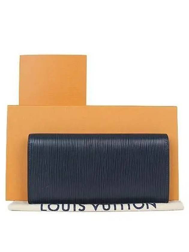 M61816 Navy Epi Leather Brazza Wallet Long - LOUIS VUITTON - BALAAN 2