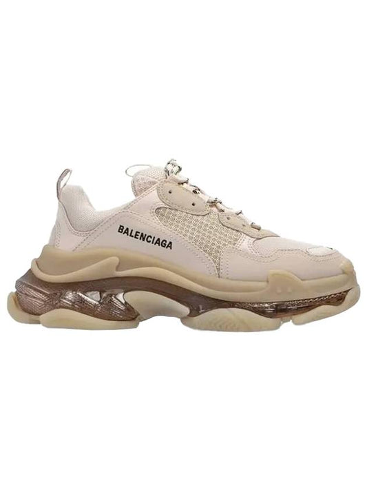 TRIPLE S low-top sneakers beige - BALENCIAGA - BALAAN.