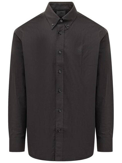 4G Embroidered Long Sleeve Shirt Black - GIVENCHY - BALAAN 2