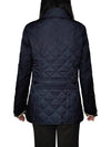 New Frankby Quilted Jacket Navy - BURBERRY - BALAAN 7