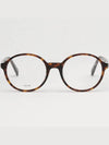 Round overfit leopard glasses brown - CELINE - BALAAN 4