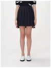 Short Pleated Skirt Navy - THOM BROWNE - BALAAN 6