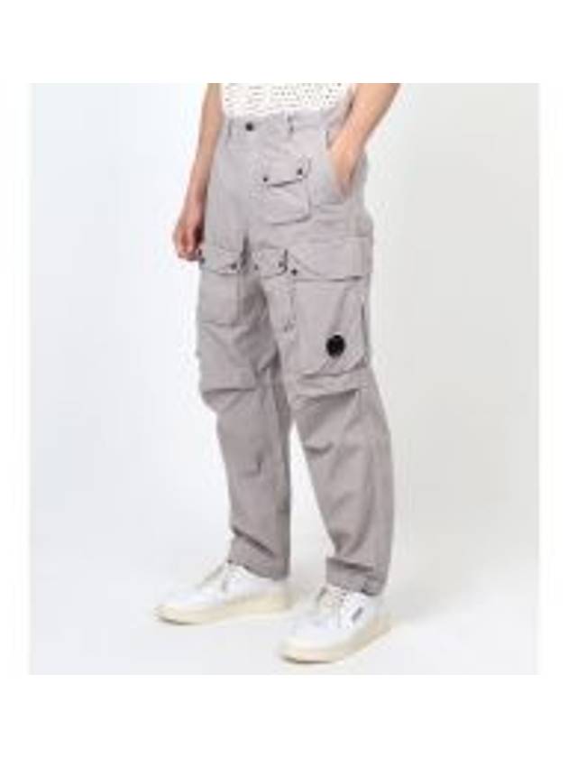 Micro Reps Loose Cargo Straight Pants Grey - CP COMPANY - BALAAN 2