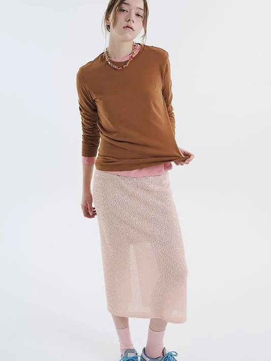 2.5mm sequin skirt light orange 0100 - VOYONN - BALAAN 2