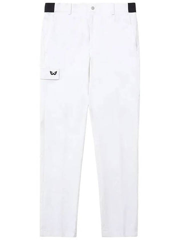 Golf Wear Cargo Slim Fit Golf Pants WB21SUMS01WH White - WHITEBALL - BALAAN 1