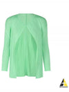 MC March Pleated Cardigan Green - ISSEY MIYAKE - BALAAN 2