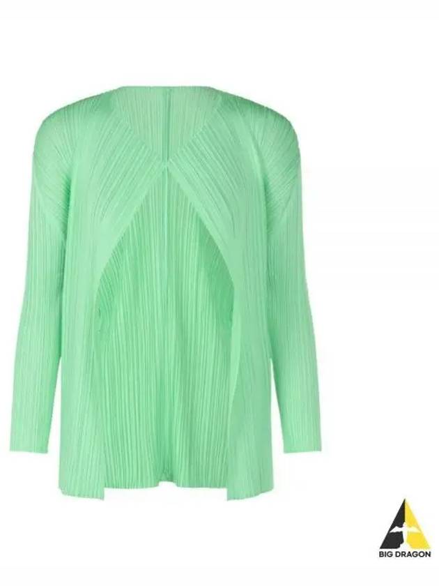 MC March Pleated Cardigan Green - ISSEY MIYAKE - BALAAN 2