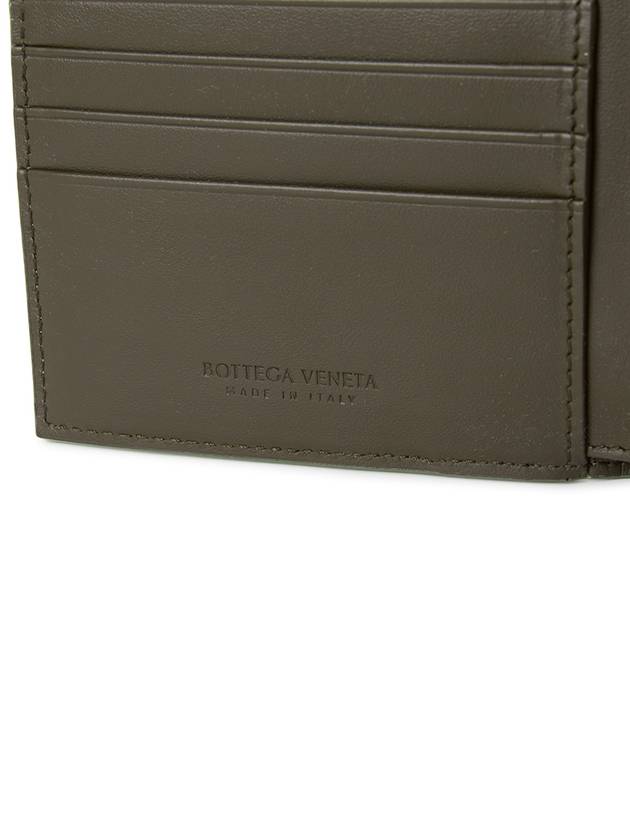 Intrecciato Bifold Half Wallet Light Khaki - BOTTEGA VENETA - BALAAN 6