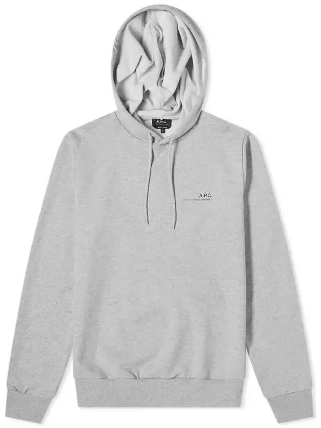 Item Logo Hoodie Grey - A.P.C. - BALAAN 1