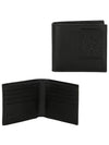 Anagram Logo Patch Bifold Calfskin Half Wallet Black - LOEWE - BALAAN 2