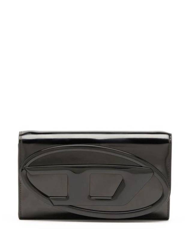 1DR Strap Leather Long Wallet Black - DIESEL - BALAAN 1