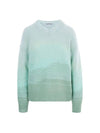 V-neck Knit Top Mint - ACNE STUDIOS - BALAAN 1