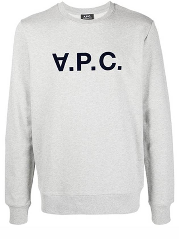 VPC Logo Crew Neck Sweatshirt Grey - A.P.C. - BALAAN 2