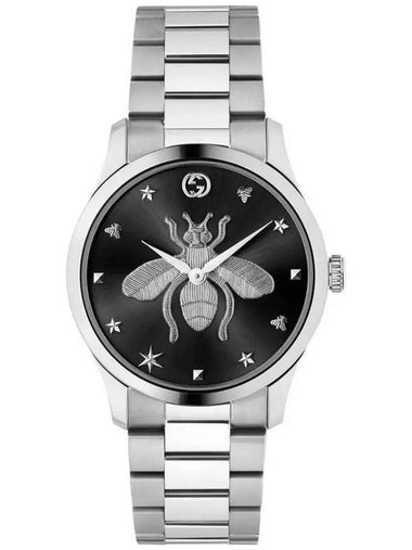 Black Dial G Timeless 38MM Metal Watch Black YA1264136 - GUCCI - BALAAN 1