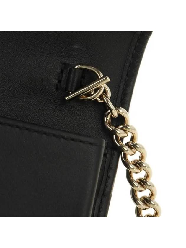 Horsebit 1955 Chain Long Wallet Black Beige - GUCCI - BALAAN 8