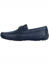 Salvatore Gancini Ornament Driving Shoes Navy - SALVATORE FERRAGAMO - 4