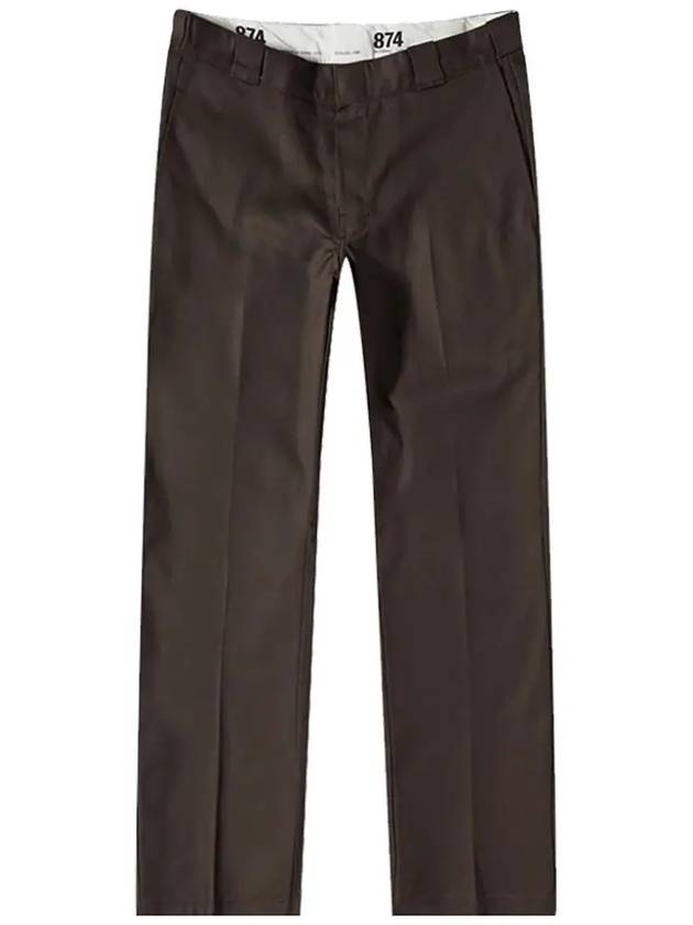 874 Twill Work Pants Original Dark Brown DB - DICKIES - BALAAN 2