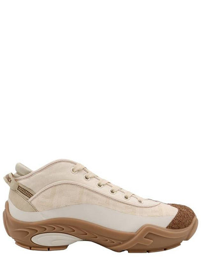 Lab Low-Top Sneakers Beige - FENDI - BALAAN 2