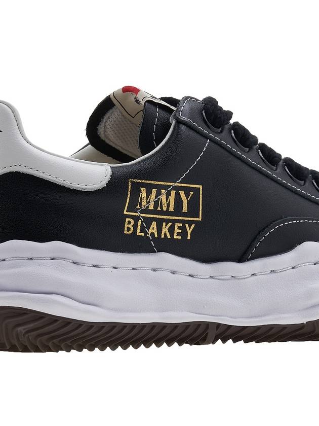 Blakey Logo OG Sole Low Top Sneakers Black - MAISON MIHARA YASUHIRO - BALAAN 11