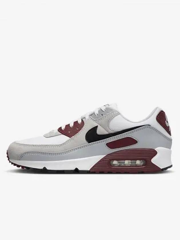 Air Max 90 Men s Sneakers White Dark Team Red Pure Platinum Black FN6958 101 699828 - NIKE - BALAAN 1