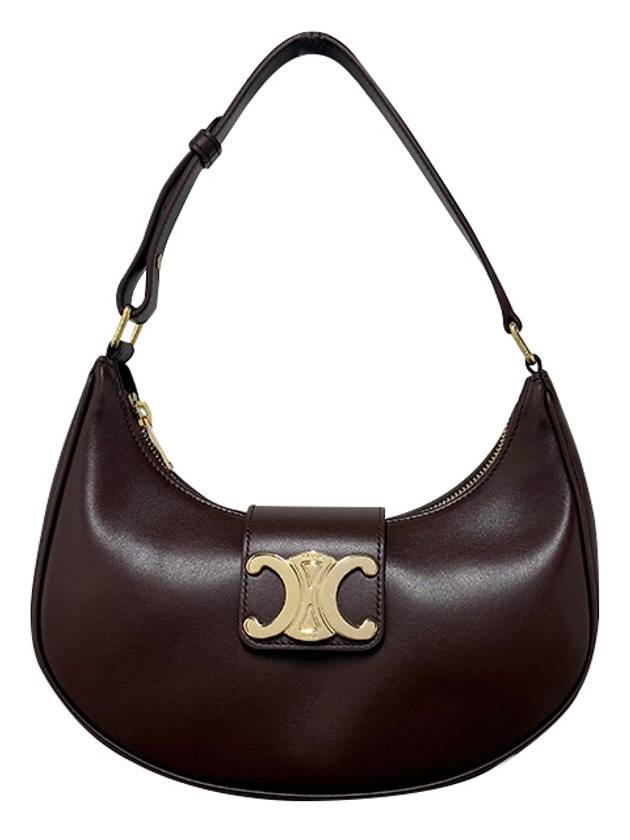 Ava Triomphe Smooth Calfskin Shoulder Bag Chestnut - CELINE - BALAAN 2