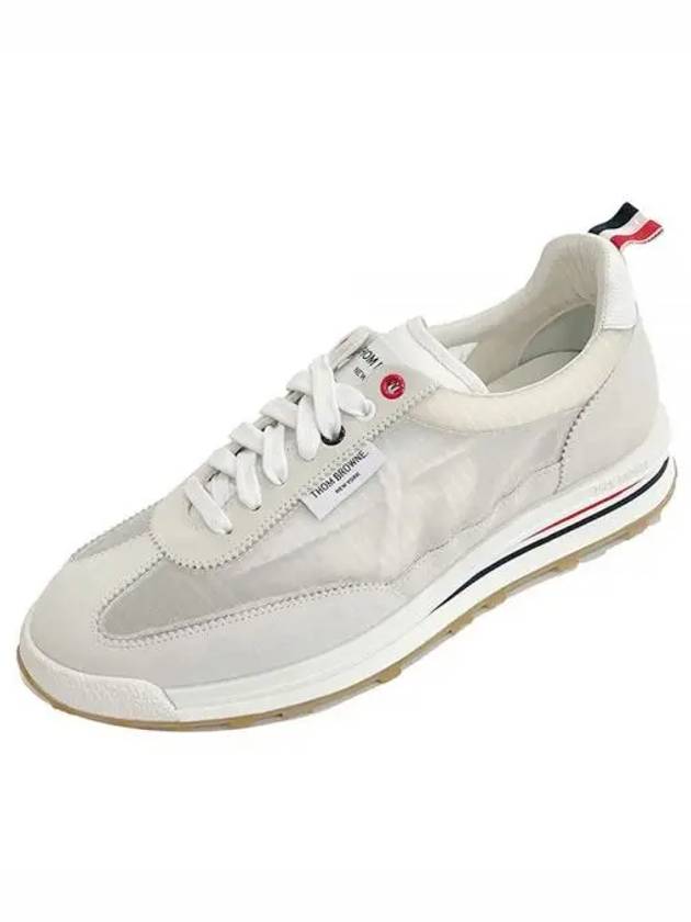 Tech Runner Low Top Sneakers White - THOM BROWNE - BALAAN 2