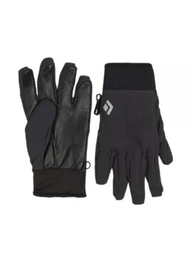 BLACK DIAMOND midweight soft shell glove Smoke BD801749 - BLACKBROWN - BALAAN 1