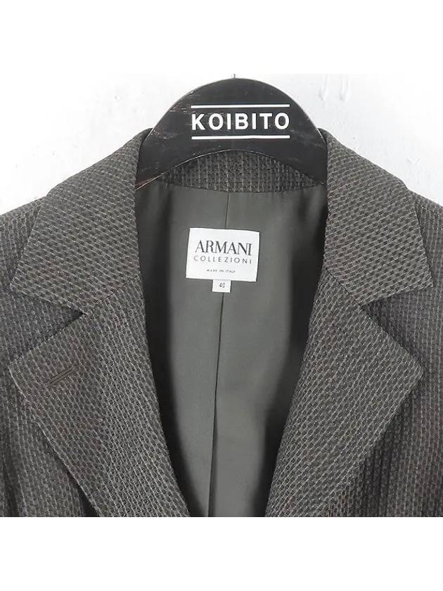 Smith Market Armani dark brown color jacket women s clothing - GIORGIO ARMANI - BALAAN 2