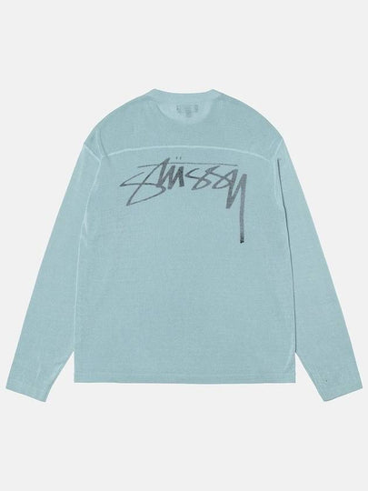 Football Knit Top Light Blue - STUSSY - BALAAN 2