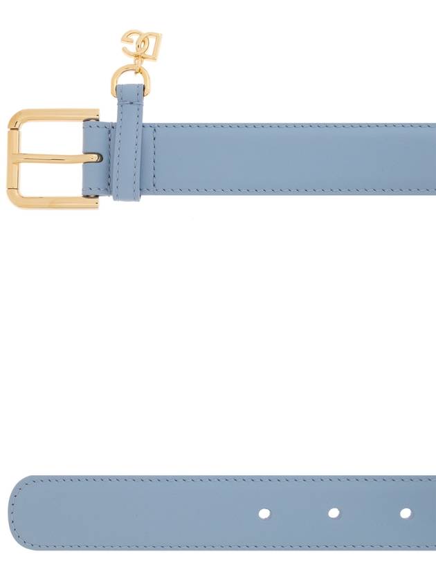 Dolce & Gabbana Leather Belt, Women's, Blue - DOLCE&GABBANA - BALAAN 4