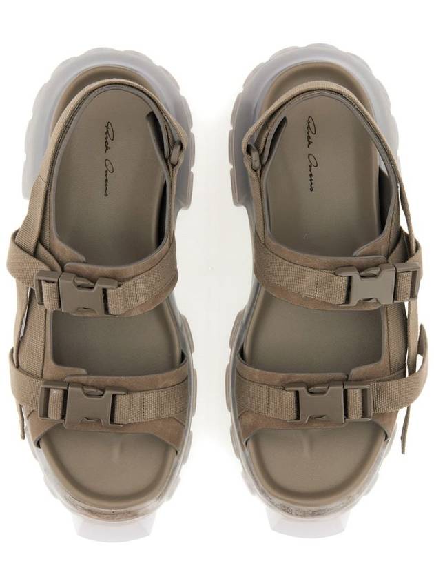 Rick Owens Leather Sandal - RICK OWENS - BALAAN 6