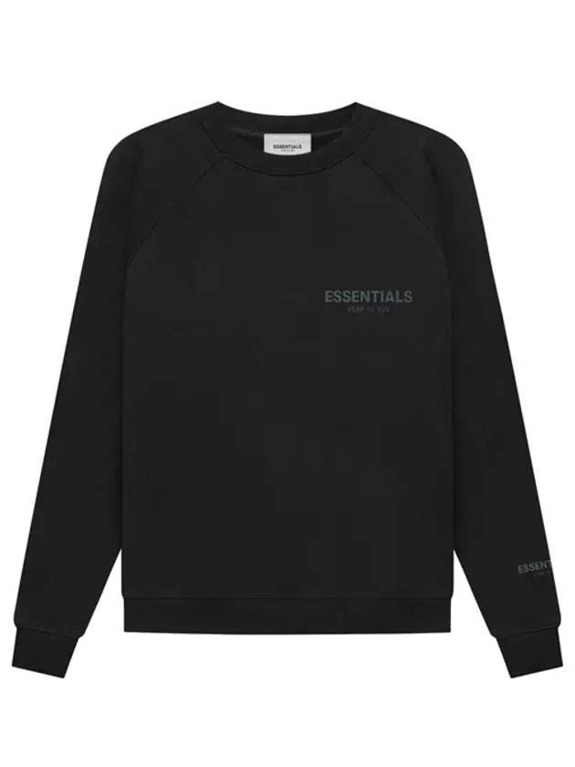 Essentials Summer Core Logo Sweatshirt Black - FEAR OF GOD - BALAAN 1