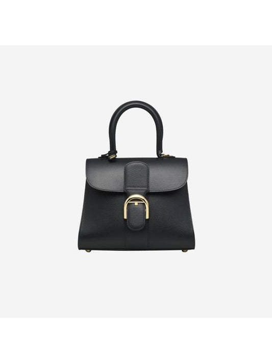 Brillant PM Box Calf Tote Bag Black - DELVAUX - BALAAN 1