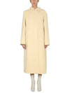 Belted Virgin Wool Single Coat Yellow - JIL SANDER - BALAAN 2