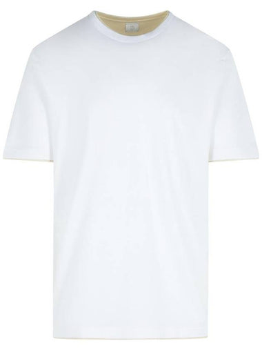 Eleventy White Cotton T-Shirt - ELEVENTY MILANO - BALAAN 1