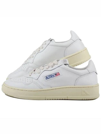 Medalist Leather Low Top Sneakers White - AUTRY - BALAAN 2