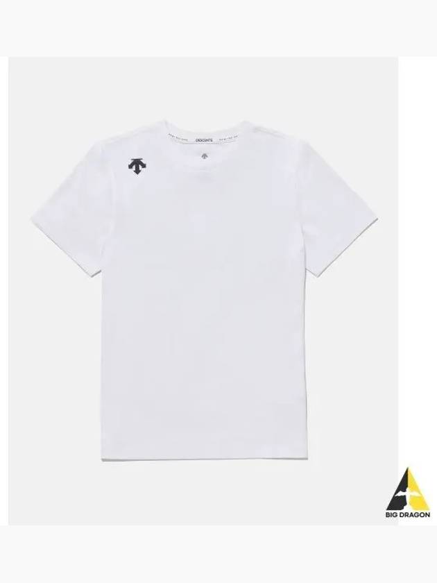 Junior TOUGH Essential Short Sleeve T Shirt White SP32JUTS74 - DESCENTE - BALAAN 1