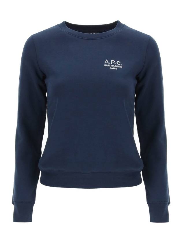 Skye Logo Sweatshirt Dark Navy - A.P.C. - BALAAN 1