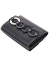 Darryl Flap Tri-Fold Small Half Wallet Black - CHLOE - BALAAN 5